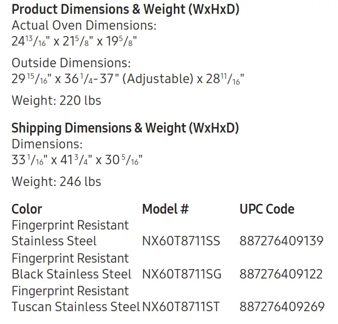 Product Dimensions & Weight