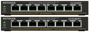 NETGEAR GS308EP 8 Port Gigabit Ethernet Smart Managed Plus Switch-