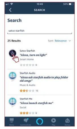 SATCO S11255 Starfish Smart WiFi Lights - ALEXA 3