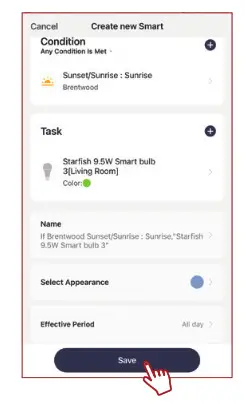 SATCO S11255 Starfish Smart WiFi Lights- Automation 2