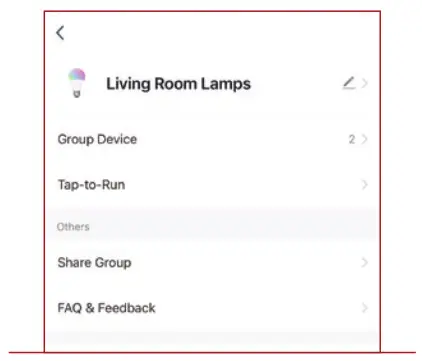SATCO S11255 Starfish Smart WiFi Lights- Edit Groups 2