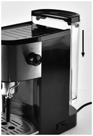 FILLING THE WATER TANK