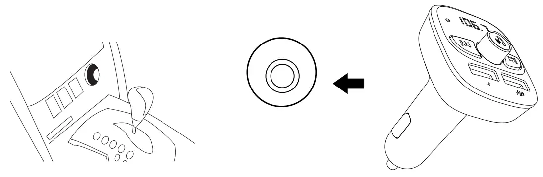 JUST WIRELESS 20087 Wireless Hands-Free Bluetooth FM Transmitter fig3