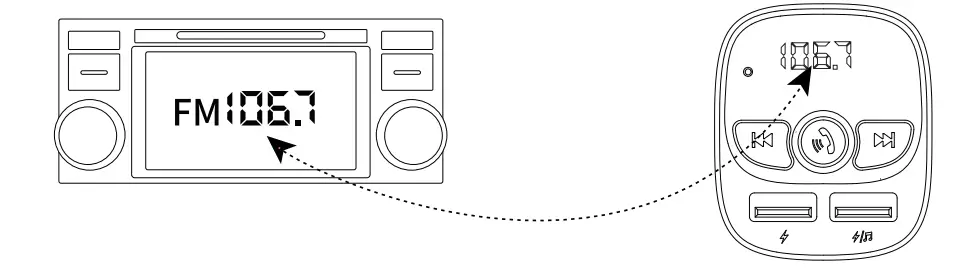 JUST WIRELESS 20087 Wireless Hands-Free Bluetooth FM Transmitter fig5