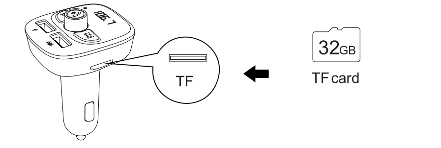 JUST WIRELESS 20087 Wireless Hands-Free Bluetooth FM Transmitter fig8
