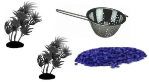 FIG 5 Rinsing Gravel and Decor
