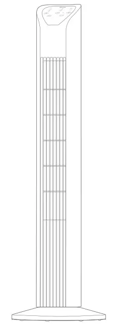 Govee H7101 Smart Tower Fan - Cover