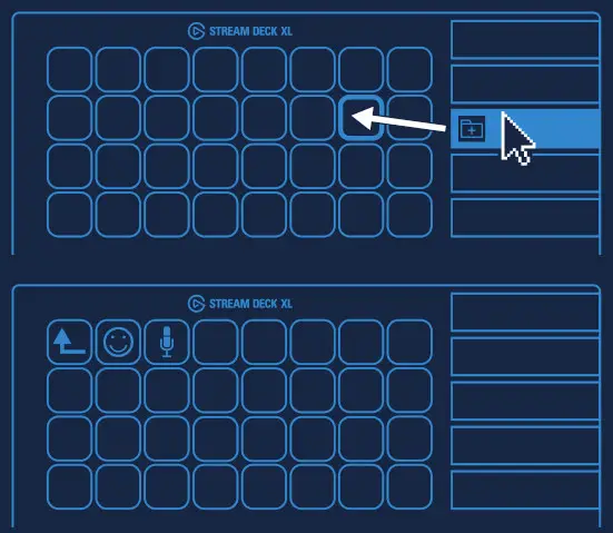 elgato 20GAT9902 Stream Deck XL- Create Folder