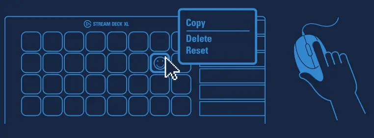 elgato 20GAT9902 Stream Deck XL- Right click keys