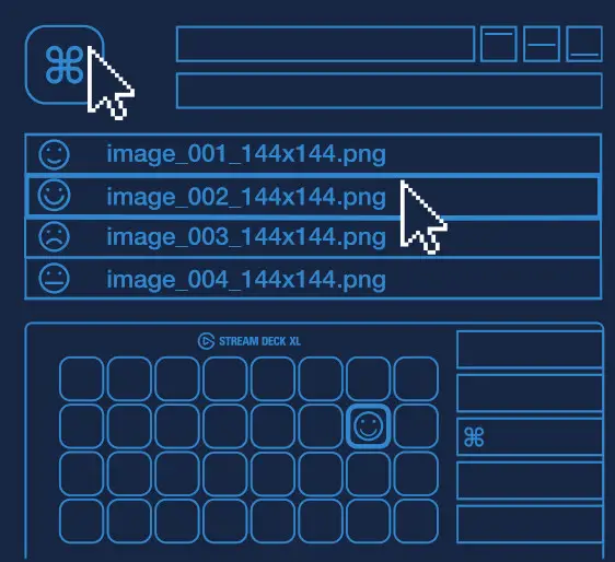 elgato 20GAT9902 Stream Deck XL- personalize keys