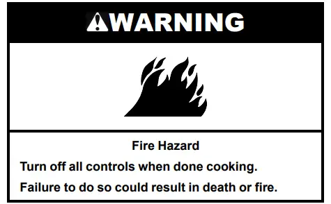 Fire Hazard Warning