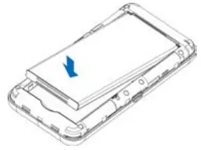 ZTE Pocket WiFi 5G A101ZT - Install the Battery 2