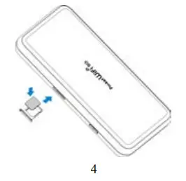 ZTE Pocket WiFi 5G A101ZT - SIM Card 2