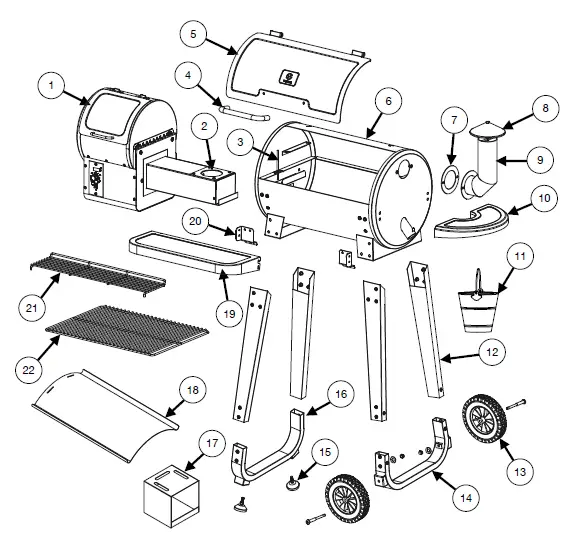 Z GRILLS 450A Wood Pellet Smoker Grill Fig6
