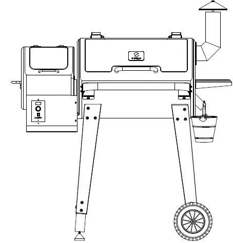 Z GRILLS 450A Wood Pellet Smoker Grill Product