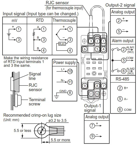 YOKOGAWA VJU7 Universal Temperature Converter - sensor