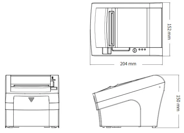 sewoo SLK-TL20X Series Receipt Printe- General Specifications