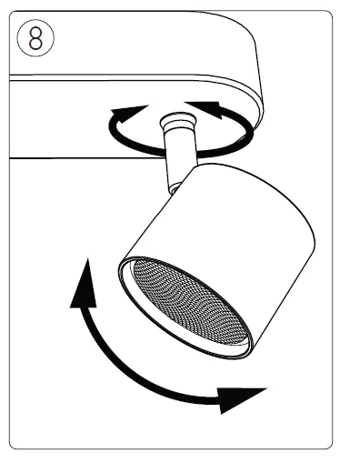PHILIPS 399856 Star LED Ceiling Spotlight 16 W Warm White Silver fig11