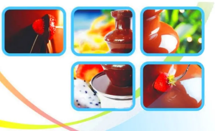 ggm gastro SBCH5 Chocolate Magic Fondue Fountain -