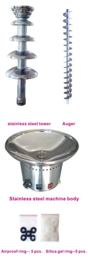 ggm gastro SBCH5 Chocolate Magic Fondue Fountain - fig2