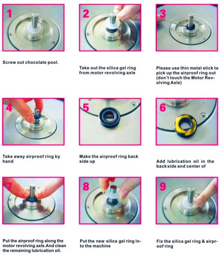 ggm gastro SBCH5 Chocolate Magic Fondue Fountain - fig5