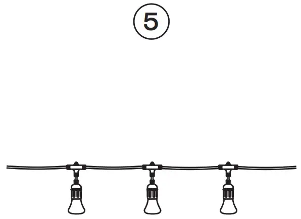 atomi smart AT1308 Smart WiFi Color String Lights - Plug in your smart device