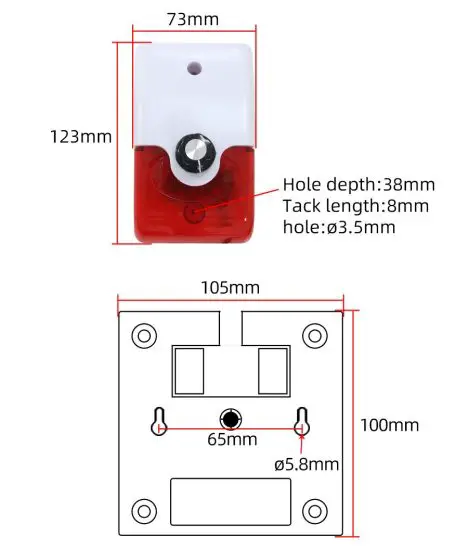 SONBEST SD6788B Monitoring Device - Product Size 1