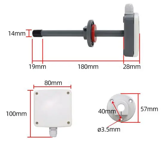 SONBEST SD6788B Monitoring Device - Product Size