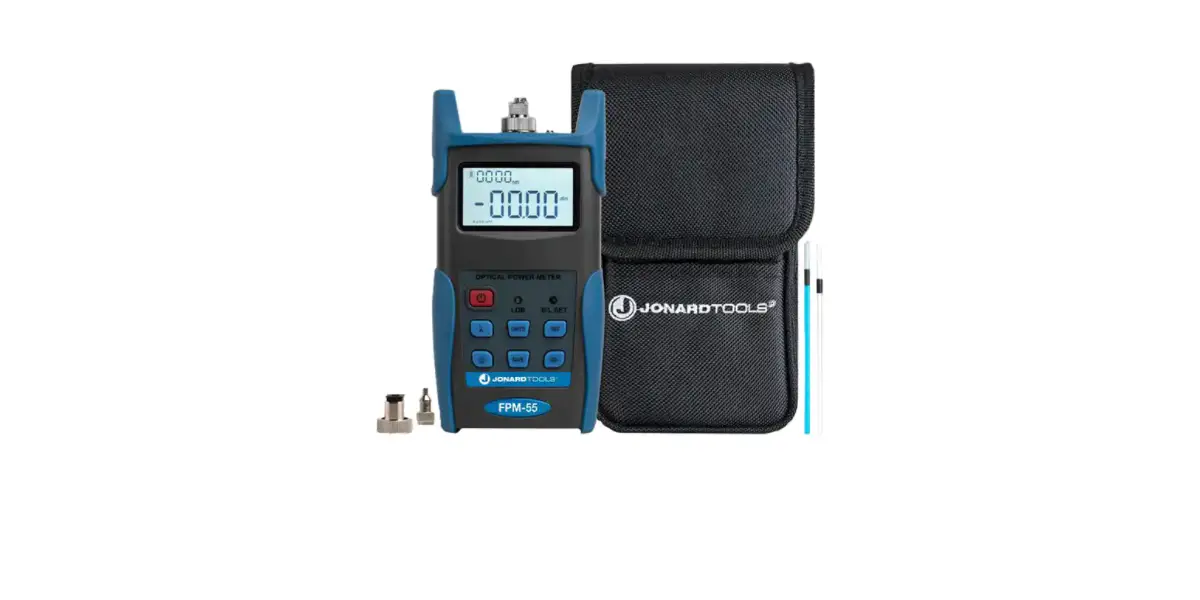Jonard Tools Fpm-55 Optical Power Meter With Storage Instruction Manual
