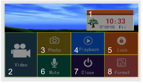 TOGUARD CE13 Dual Lens Rearview Mirror Dash Cam - fincion