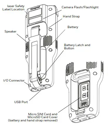 Honeywell EDA61K Series ScanPal Mobile Computer Powered by Android - Mobile Computer 1