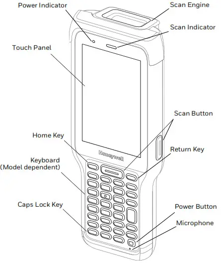 Honeywell EDA61K Series ScanPal Mobile Computer Powered by Android - Mobile Computer