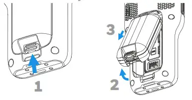 Honeywell EDA61K Series ScanPal Mobile Computer Powered by Android - battary