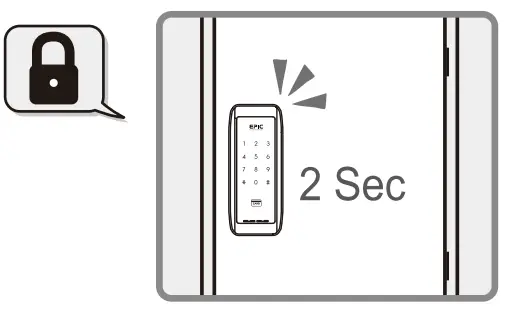Epic Systems ES T153 Digital Door Lock - 13