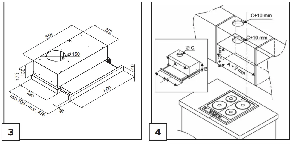 Hisense HHO60TAMI Cooker Hood - Fig2