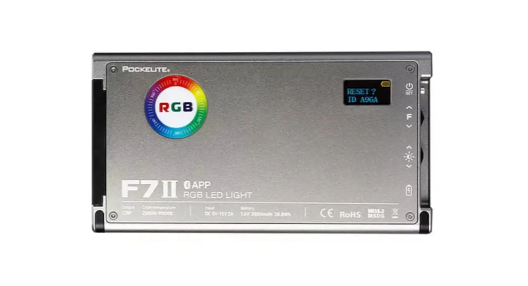 Falcon Eyes Fal-f7ii Pockelite Rgb Led Light User Manual