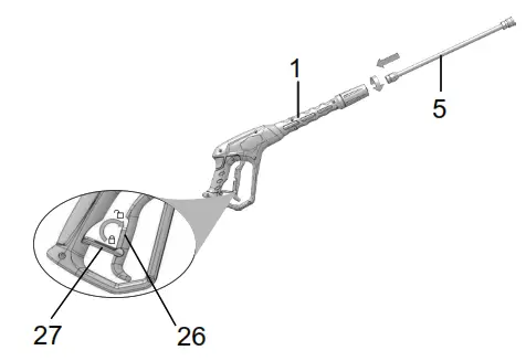 greenworks pro GPW2200-1 Electric Pressure Washer - GUN