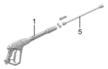 greenworks pro GPW2200-1 Electric Pressure Washer - WHEELS 1