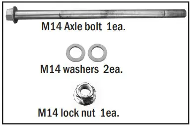 Coleman Mini Bike Owner's FRONT WHEEL
