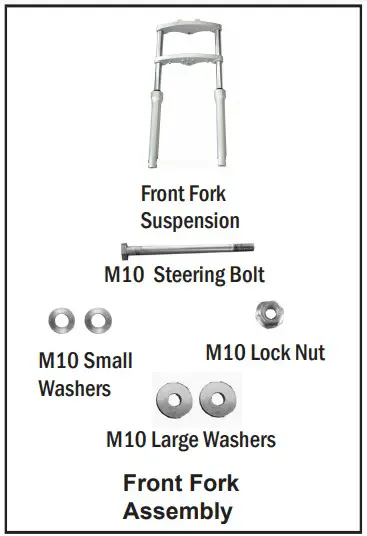 Coleman Mini Bike Owner's Front Fork