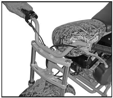 Coleman Mini Bike Owner's HANDLEBAR A2