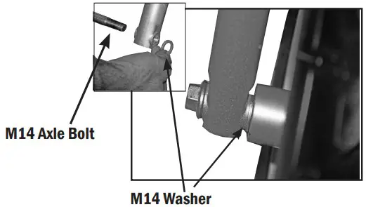 Coleman Mini Bike Owner's M14 Axle Bolt