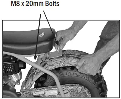 Coleman Mini Bike Owner's M8 x 20mm Bolts