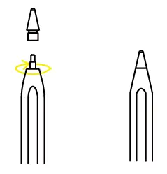 ALOCIAM -B09GG7W1RJ -Stylus- Pen -for -iPad- Touch -Screens -4