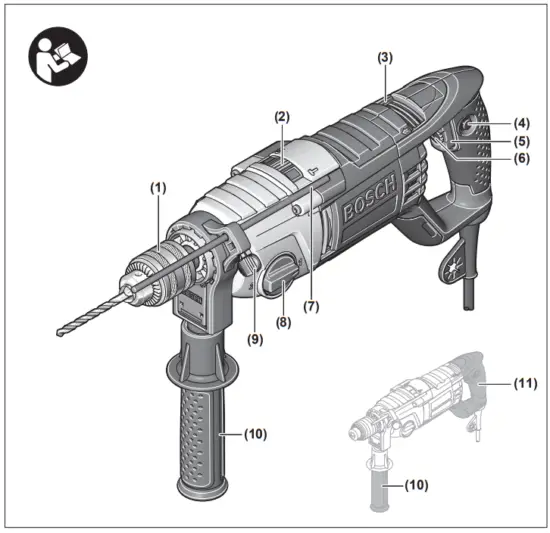 BOSCH GSB 162 2 RE Professional Impact Drill - B 2