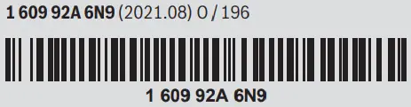 BOSCH GSB 162 2 RE Professional Impact Drill - BAR Code