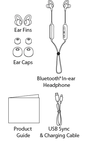 ONN-BLUETOOTH-IN-EAR-HEADPHONES-What's in the box