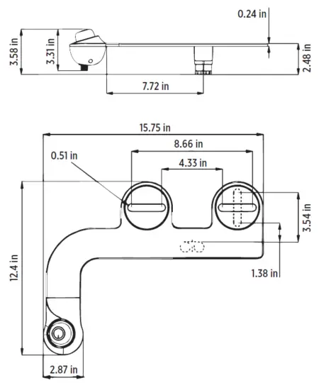 Bio Bidet 9SIBAWPHP23305 SlimGlow Non-Electric-Bidet-Attachment-System-fig-2