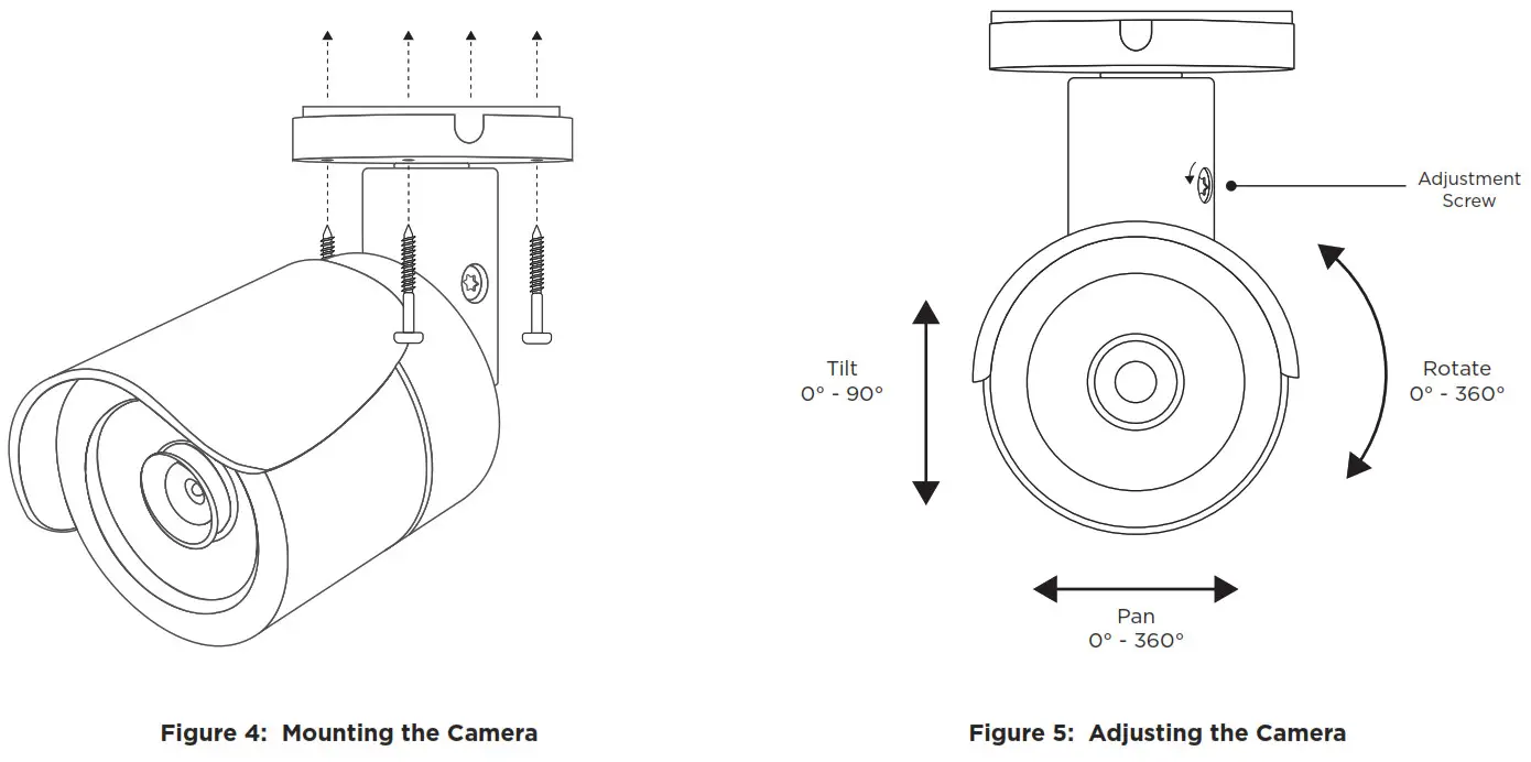 SecureCom Indoor-Outdoor HD Video Camera -  Mounting the Camera