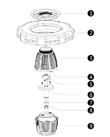 Teichtip -55562 -Floating -Fountain -3